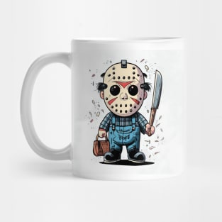 cute mad jason chibi Mug